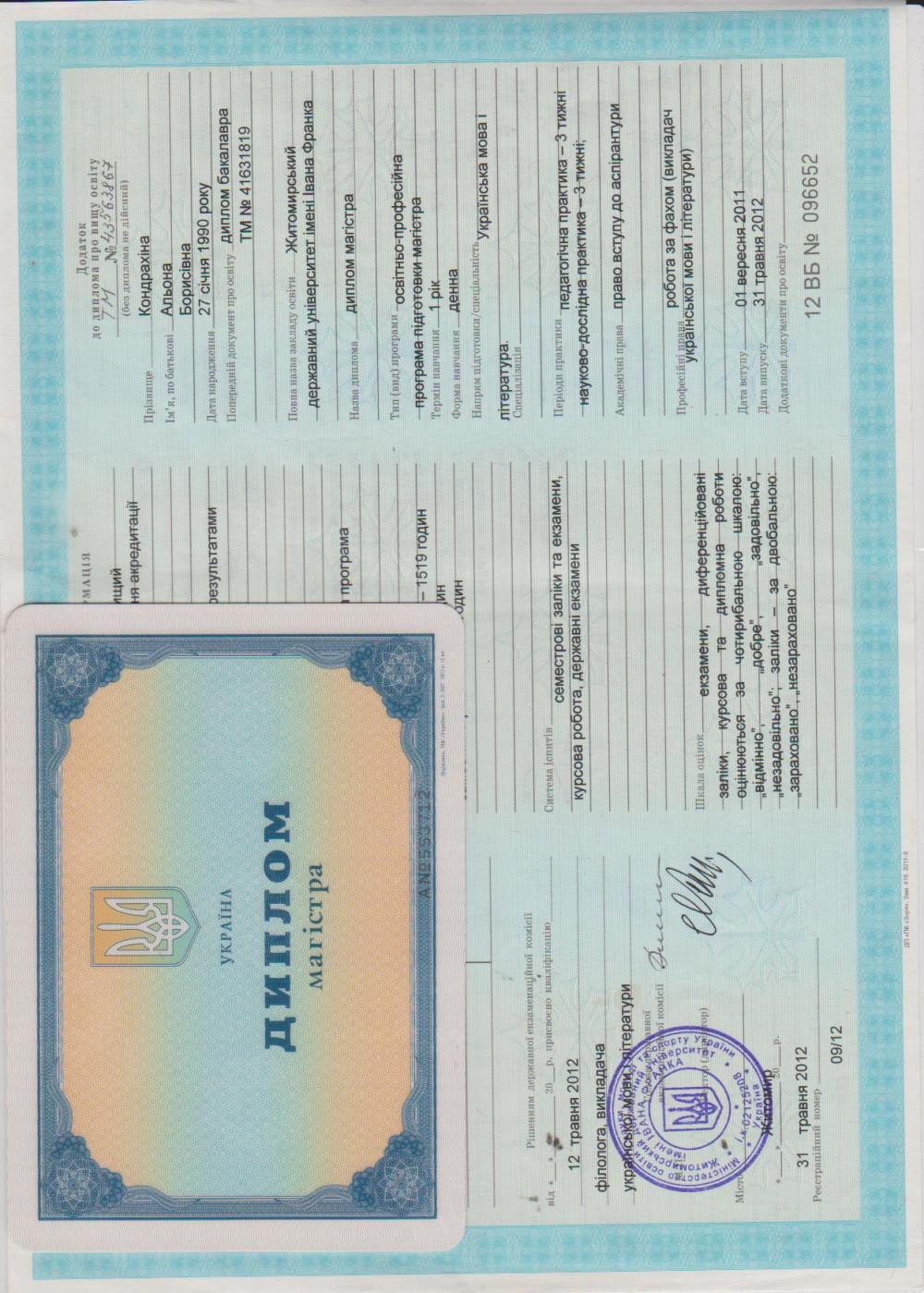 Іванова Олена Борисівна - Диплом репетитора Іванова Олена Борисівна - Диплом репетитора