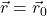 \vec{r} = \vec{r}_0